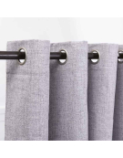 CORTINA BLACK/OUT MINK 2P GRAFITO 