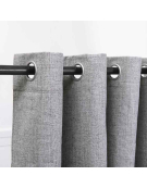 CORTINA BLACK/OUT MINK 2P GRIS OSCURO 