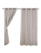 CORTINA BLACK/OUT MINK 2P CAFE 