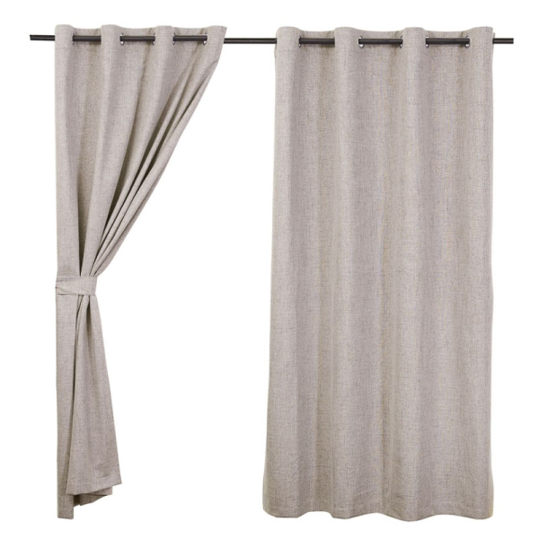 CORTINA BLACK/OUT MINK 2P CAFE 