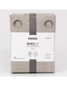 CORTINA BLACK/OUT MINK 2P CAFE 