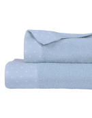 SET 2 TOALLAS ELITE 450GR CELESTE 