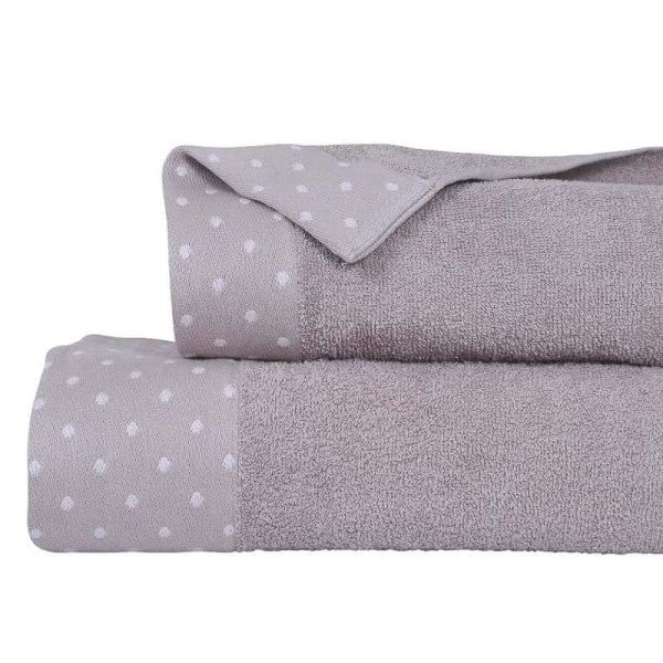 SET 2 TOALLAS ELITE 450GR TAUPE 