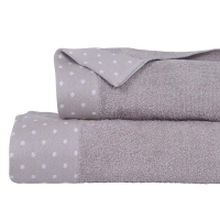 SET 2 TOALLAS ELITE 450GR TAUPE 