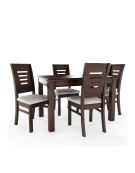 COMEDOR 4 SILLAS ROMA CHOCOLATE