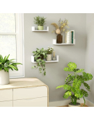 ESTANTE PARA PARED 3 PIEZAS BLANCO