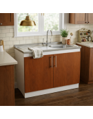 MUEBLE CON LAVAPLATO + GRIFO 1,00 CEDRO