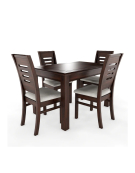 COMEDOR 4 SILLAS ROMA CHOCOLATE