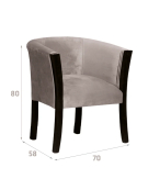 POLTRONA SCAFATI BEIGE 