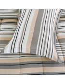 PLUMON MICROFIBRA ESTAMPADO LINEAS GRIS 1.5P 