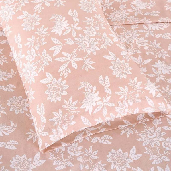 PLUMON MICROFIBRA ESTAMPADO FLOR ROSA 2.0P 