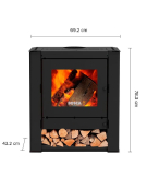 CALEFACTOR GOLD 500 CHARCOAL 