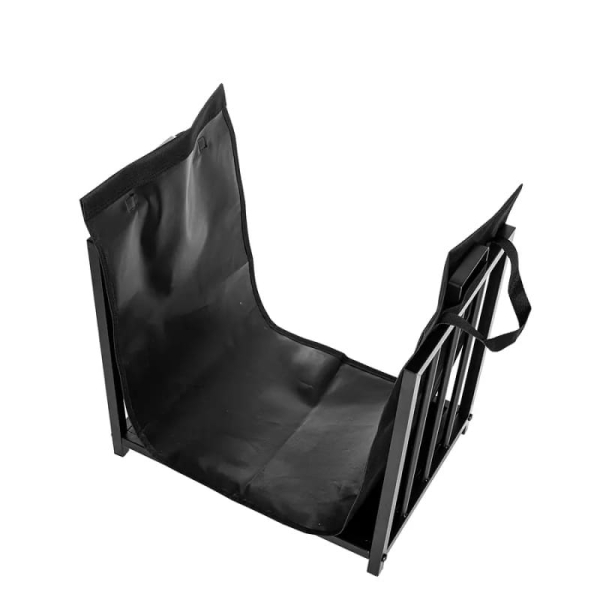 LEÑERO NEGRO PORTA LEÑA H168B 