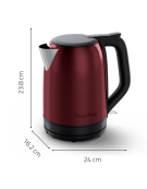 HERVIDOR KET SUBITO 5 RED 1.7 LT MOULINEX 