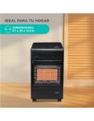 ESTUFA A GAS 15K KGQ-15N NEGRA KENDAL 