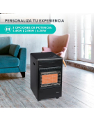 ESTUFA A GAS 15K KGQ-15N NEGRA KENDAL 