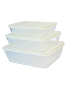 SET 3 CONTENEDORES RECTANGULAR 