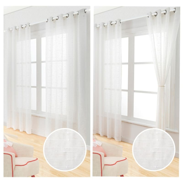 SET VELO ARGOLLAS LINEN GOTAS 2P 