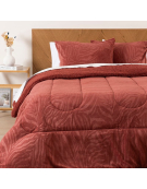 PLUMON CORAL EMBOSS 2.5 PLAZAS LADRILLO