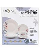 SET VAJILLA ALESSIA 20 PIEZAS LUCIA