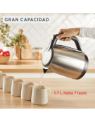 HERVIDOR SUBITO 5 MOULINEX INOX 1.7 LT