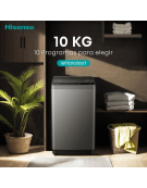 LAVADORA 10KG HISENSE WT1D1030UT