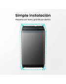 LAVADORA 10KG HISENSE WT1D1030UT