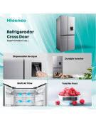 REFRIGERADOR 425LT HISENSE RQ5P431NMDA