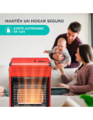 ESTUFA A GAS KGQ-5R ROJA KENDAL