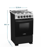 COCINA CMC5115AX0 4 PLATOS 