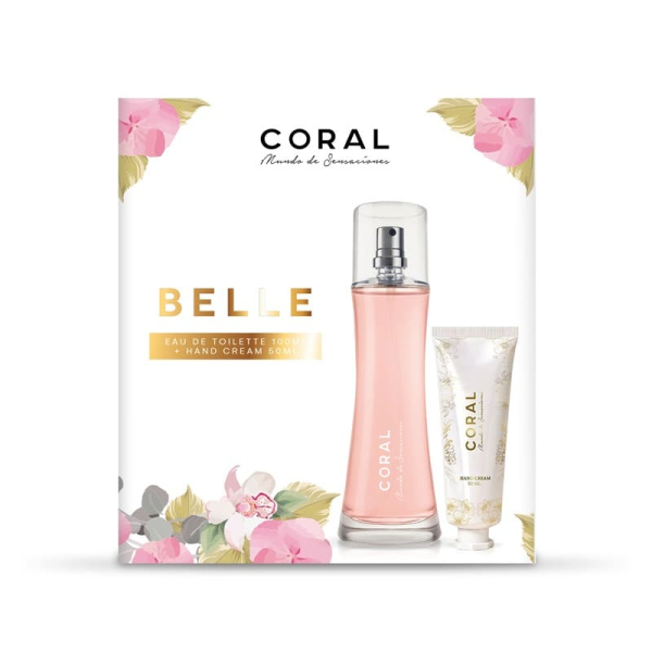 SET CORAL BELLE 100ML + CREMA MANOS 50ML