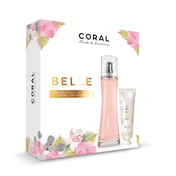 SET CORAL BELLE 100ML + CREMA MANOS 50ML