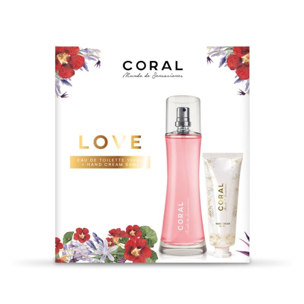 SET CORAL LOVE 100ML + CREMA MANOS 50ML