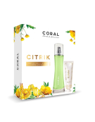 SET CORAL CITRIK 100ML + CREMA MANOS 50ML