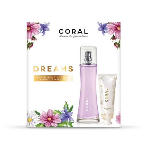 SET CORAL DREAMS 100ML + CREMA MANOS 50ML