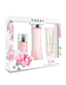 SET CORAL BELLE 100ML+EDT 55ML+ HAND CREAM 50ML
