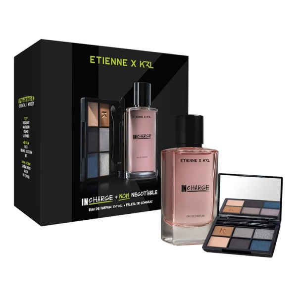ETIENNE EDP INCHARGE 100ML + PALETA DE COLORES X6