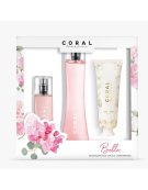 SET CORAL BELLE 100ML+EDT 55ML+ HAND CREAM 50ML