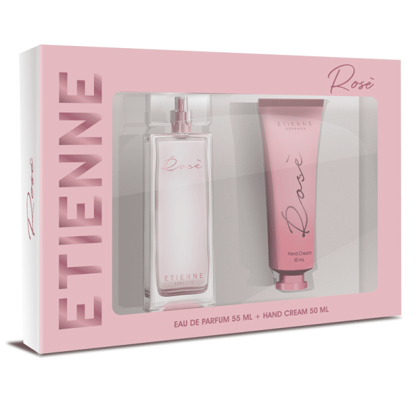 ESTUCHE ETIENNE ROSE 55 ML + HAND CREAM 50ML