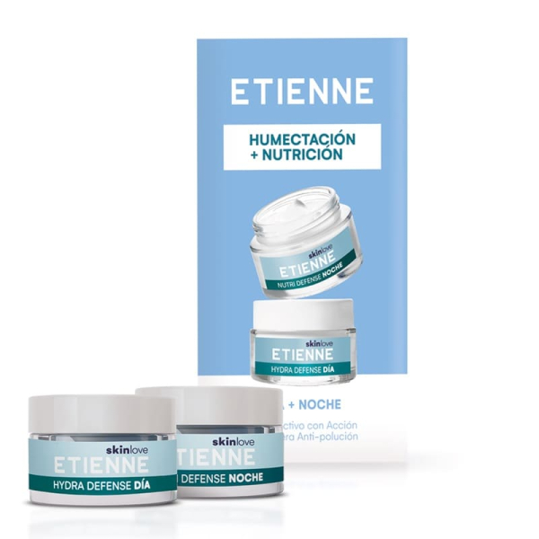 ETIENNE SET CREMA HUMECTANTE + NUTRITIVA DIA Y NOCHE