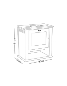 CALEFACTOR CLASSIC 600 ROJA 
